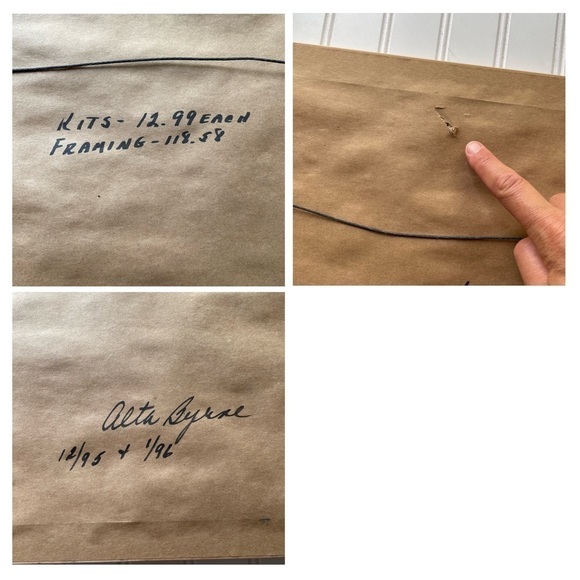 M.I. Hummel Cross Stitch Needle Point Framed Art Rare Vintage Wall Hanging Decor - Picture 8 of 11